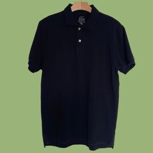 J. Crew Men’s Pique Polo Black S